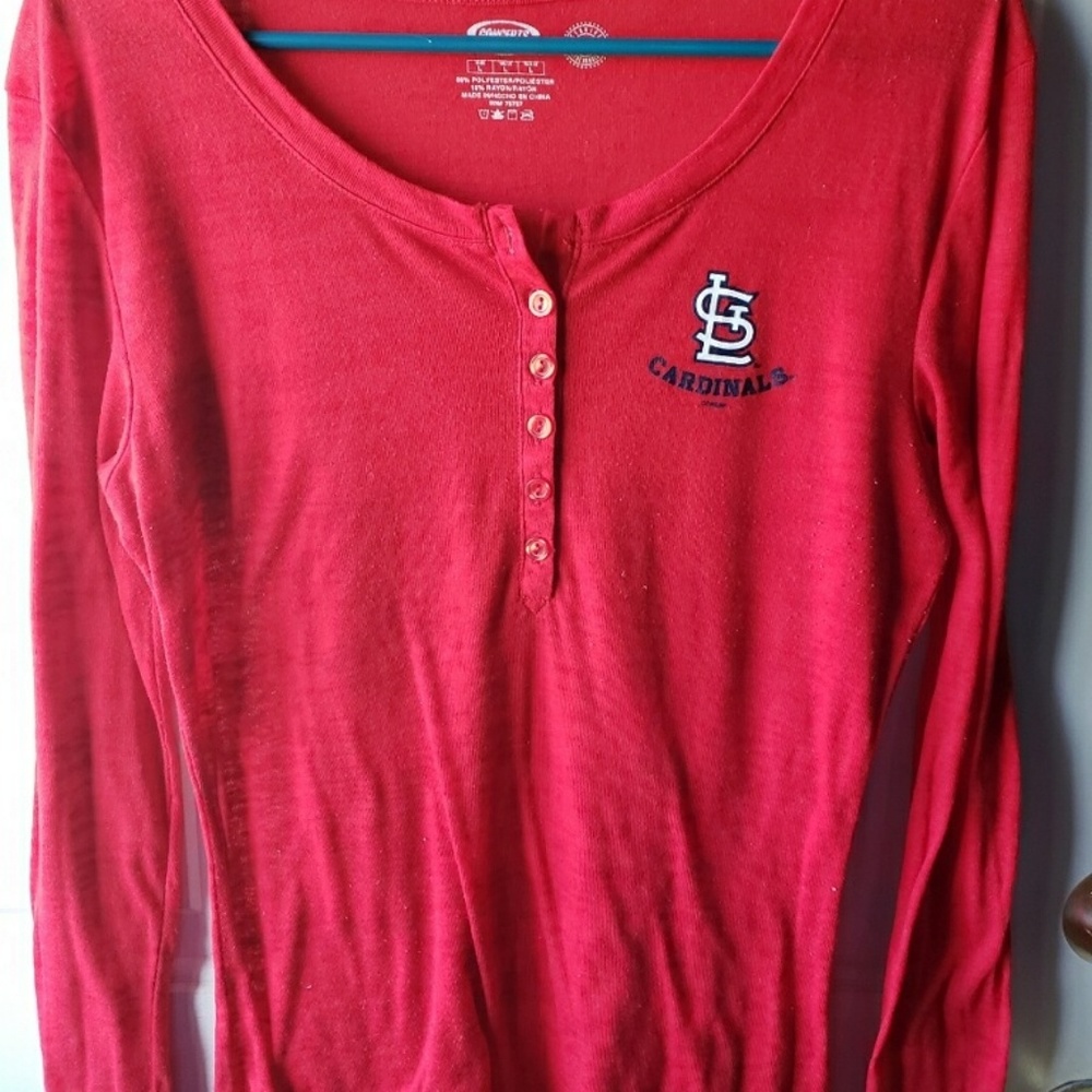 Saint Louis cardinals red see through shirt